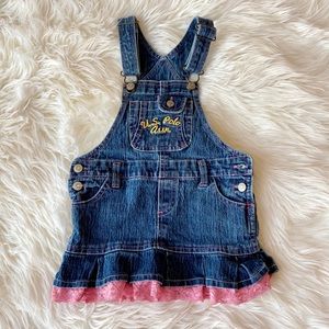 Polo Skirt Overalls 3T